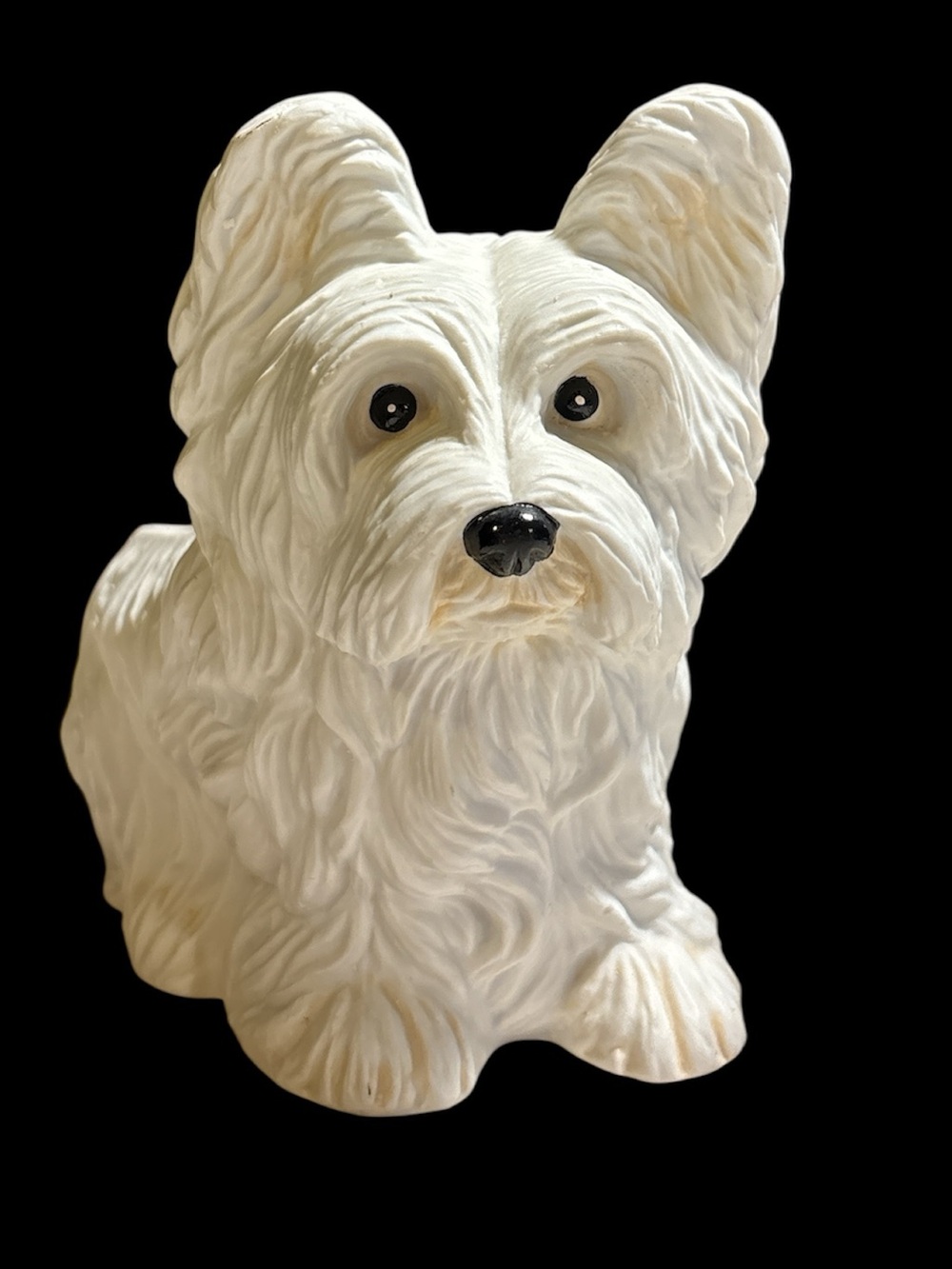 White Terrier Dog Westie Planter, Fine Porcelain 6" Tall Collectible. Vintage - Picture 5 of 8